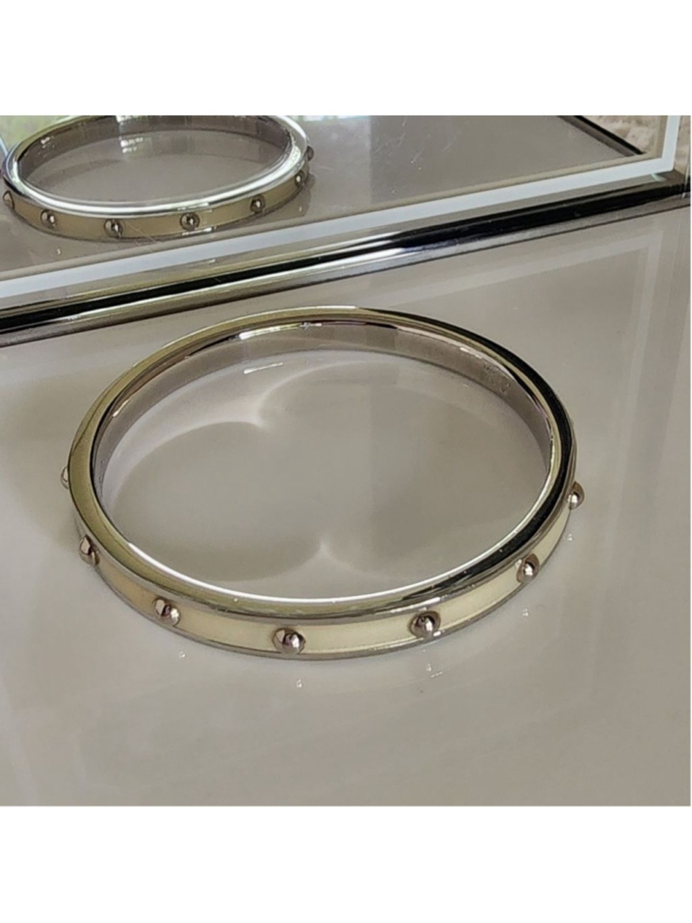 NWOT Coach Silver Bangle - Picture 3 of 8